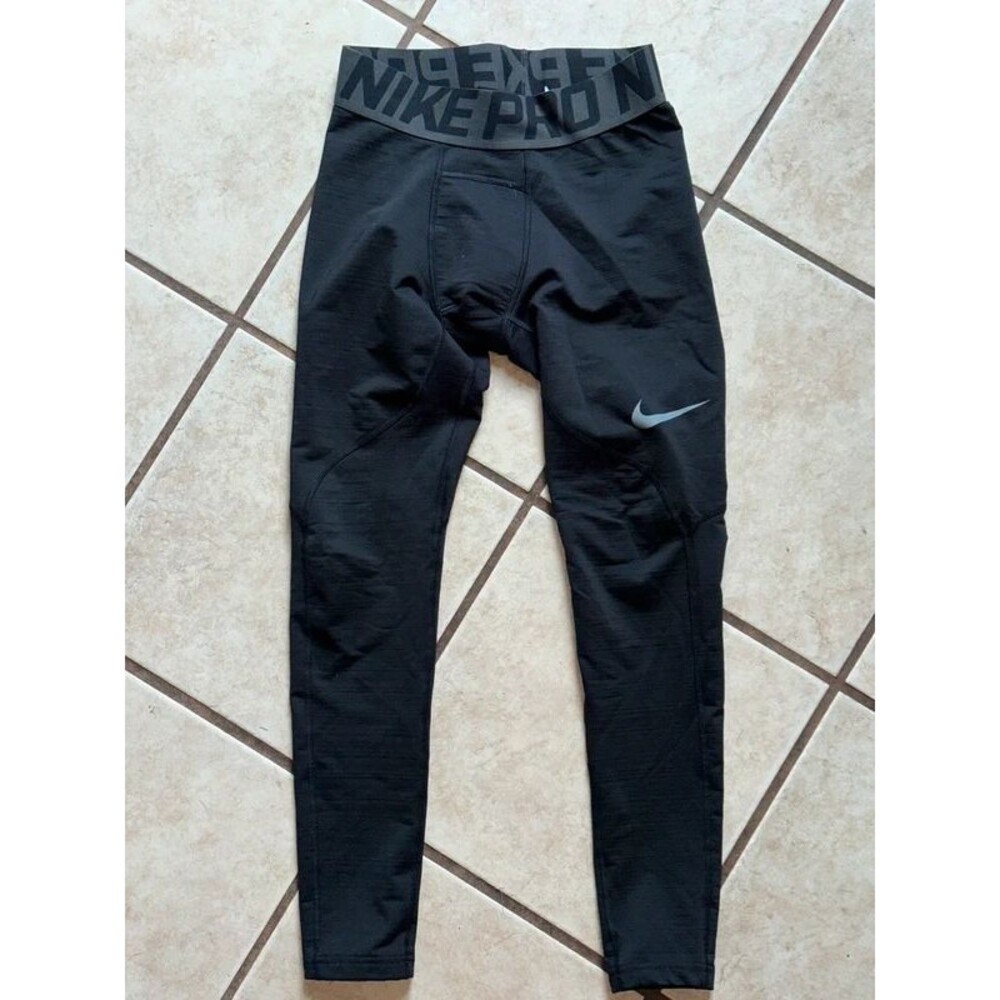 Boys Nike Black Compression Leggings Size XL